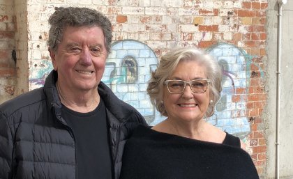 Trevor and Judith St Baker. Trevor and Judith St Baker.